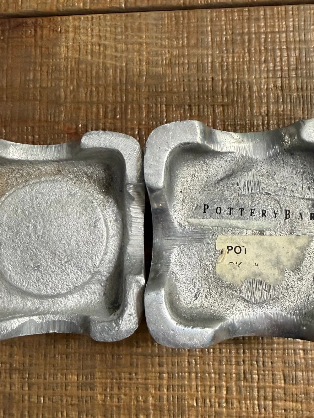 POTTERY BARN Metal tealight holders